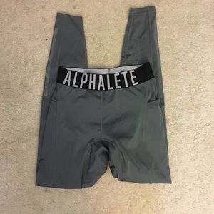 Alphalete Leggings - Gray